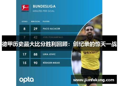 德甲历史最大比分胜利回顾：创纪录的惊天一战